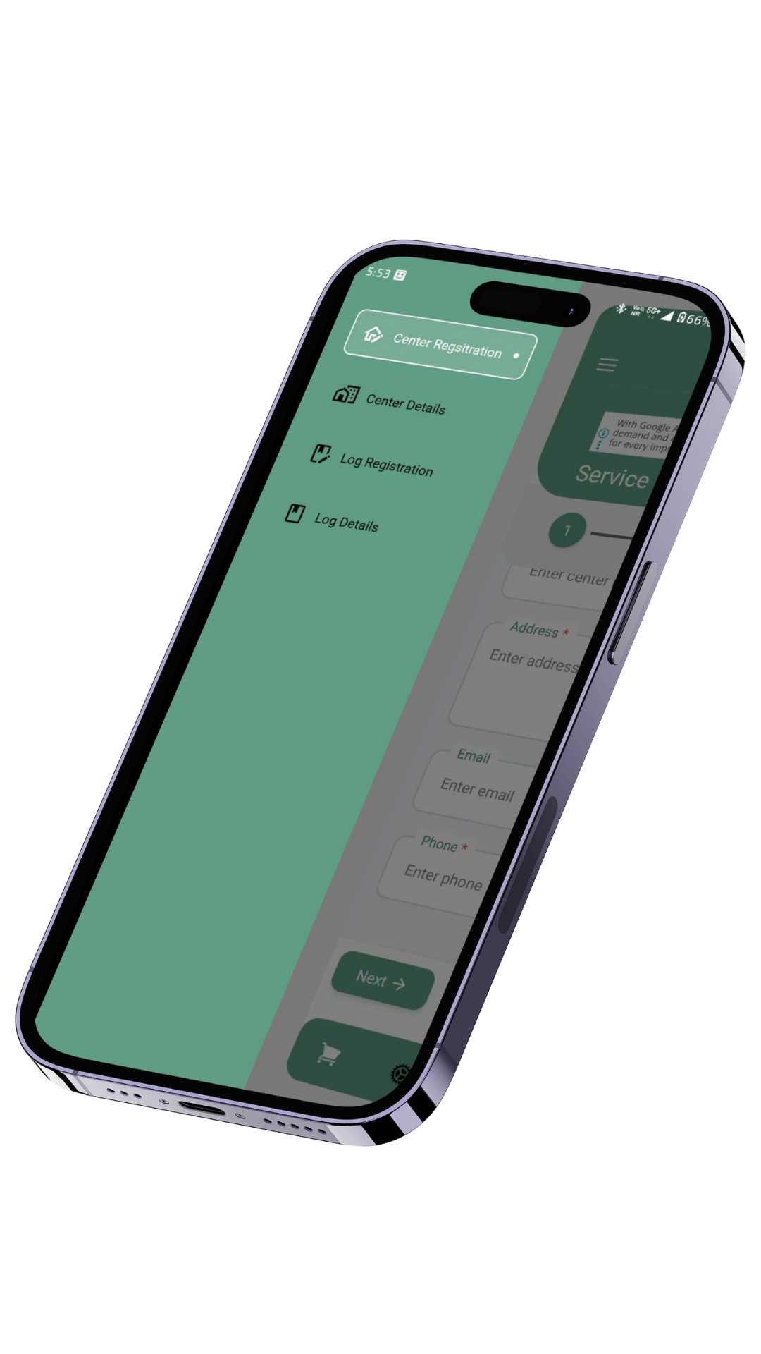 Service Tracking Interface